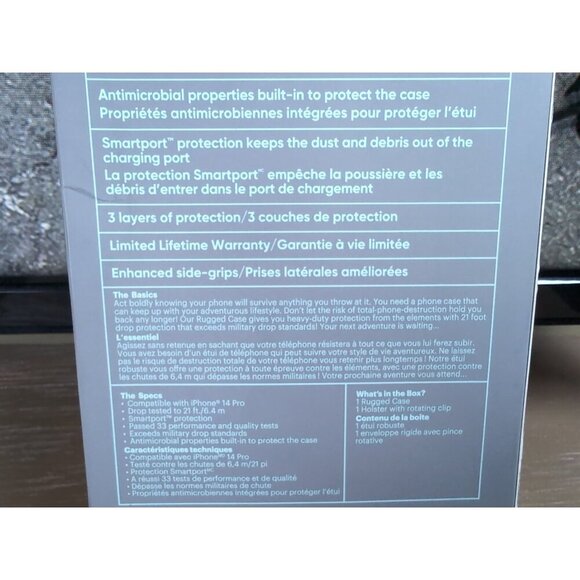 onn 1065601 MagSafe-Compatible Clear Rugged Case (iPhone 14 Pro) - Picture 4 of 10